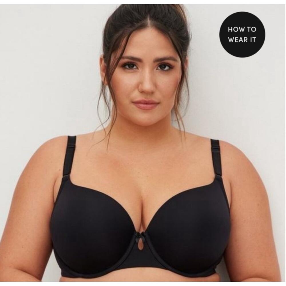Torrid black Smooth 360 bra Size 38D NWT